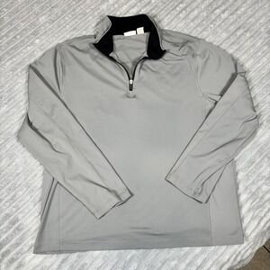 Rorie Whelan Golf Men's Gray 1/4 Zip Lightweight Performance Golf Pullover, XL